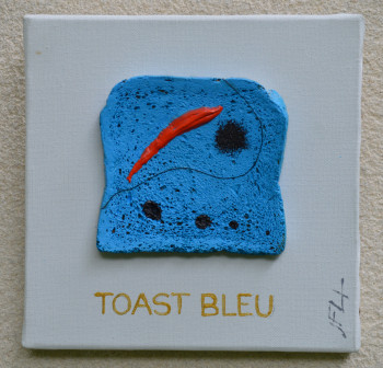 Named contemporary work « Toast en hommage à Miro », Made by JEAN-FRANçOIS LESENFANS