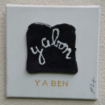 Named contemporary work « Toast en hommage à Benjamin Vautier dit: BEN », Made by JEAN-FRANçOIS LESENFANS