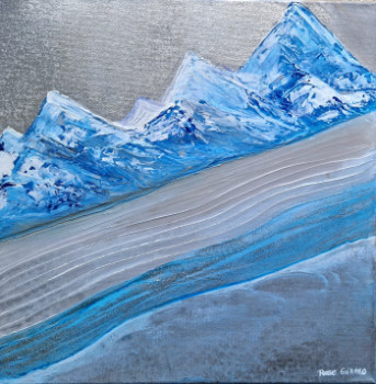 Named contemporary work « Inclinaison glaciaire », Made by ROSE GUIHARD