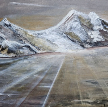 Named contemporary work « Désert de glace », Made by ROSE GUIHARD