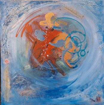 Named contemporary work « Tournoiement », Made by CATHY D