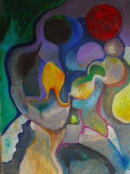 Named contemporary work « Bain de nuit », Made by MANUEL NAVARRO