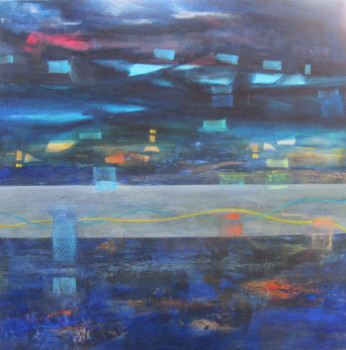 Named contemporary work « Traverser la nuit / Going through the night », Made by CHRISTELLE DREUX