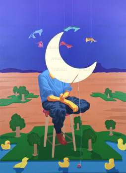 Named contemporary work « " Lunar Prospector " », Made by ROUBAUT JONATHAN