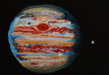 Named contemporary work « Jupiter », Made by ABDELGHAFAR