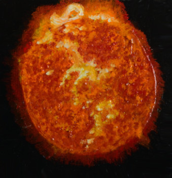 Named contemporary work « Die Sonne », Made by ABDELGHAFAR