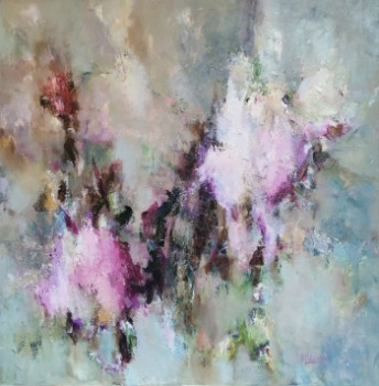 Named contemporary work « Brumes Fleurissantes », Made by IRYNA MALYNOVSKA