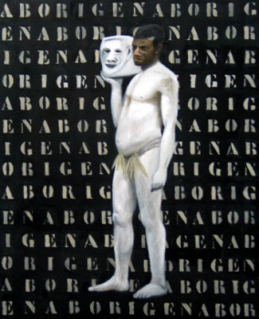 Named contemporary work « Aborigen nº 24 », Made by DE JUAN