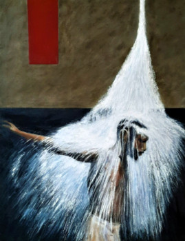 Named contemporary work « Aborigen nº19 », Made by DE JUAN