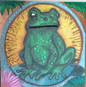 Named contemporary work « La Grenouille », Made by MSGAYRAL'ART