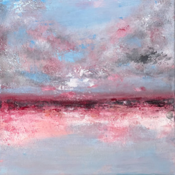 Named contemporary work « Serenity », Made by SANDRINE BELMONT