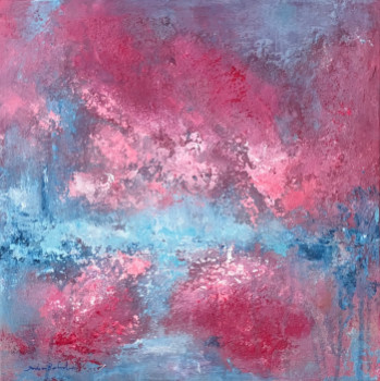 Named contemporary work « Light Rose », Made by SANDRINE BELMONT