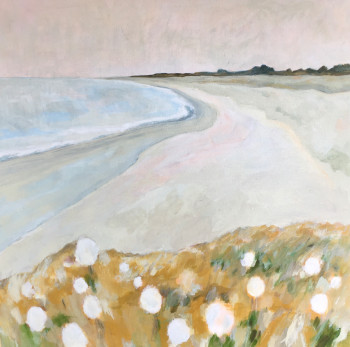 Named contemporary work « Plage de Lesconil », Made by GAEL HUBERT