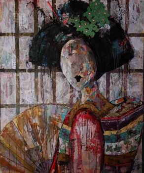 Named contemporary work « SERIE GEISHA 00089 », Made by JOSEP POZO