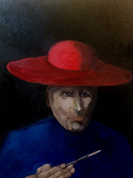 Named contemporary work « the painter », Made by TOMAS NITTNER