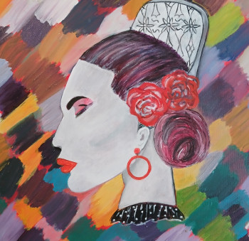 Named contemporary work « Mujer sevillana », Made by BUARTES