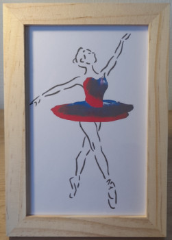 Named contemporary work « Danseuse n°1 », Made by CRéAWILL