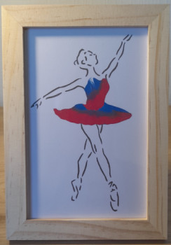 Named contemporary work « Danseuse n°3 », Made by CRéAWILL