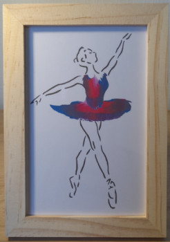 Named contemporary work « Danseuse n°2 », Made by CRéAWILL