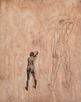 Named contemporary work « Body Tension », Made by JULIA LANGER