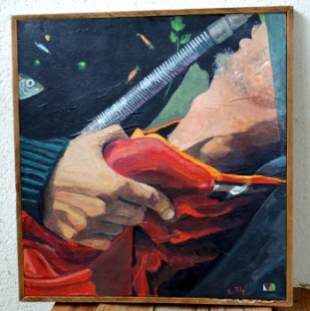 Named contemporary work « The Dubuisson's action », Made by MARION DUBUISSON