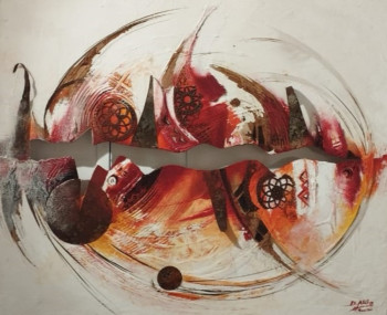 Named contemporary work « Miroir du passé », Made by RACHEL FOUCHER