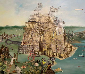 Named contemporary work « Turmbau zu Babel », Made by RENATA RENATA KOS