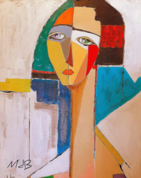 Named contemporary work « L'Egyptienne », Made by BONY