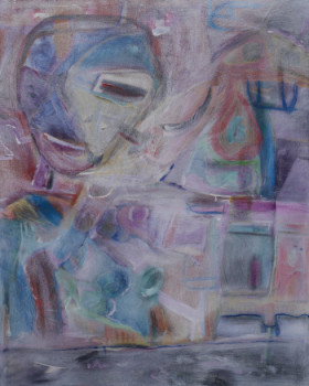 Named contemporary work « JAZZ PAINTING B1 », Made by RAMON LOPEZ