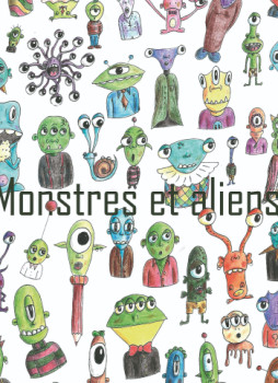 Named contemporary work « Monstres et Aliens », Made by ALIéNOR MATON