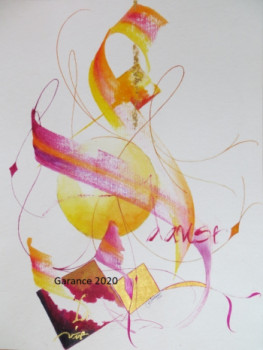 Named contemporary work « Danse la vie-VENDUE », Made by GARANCE