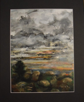 Named contemporary work « paysage breton », Made by YVES AMOURET