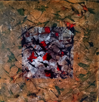 Named contemporary work « Abstrait 10 », Made by ERIC BESNARD