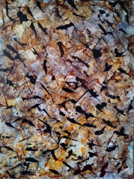 Named contemporary work « Abstrait 12 », Made by ERIC BESNARD