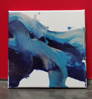 Named contemporary work « La vague », Made by AB