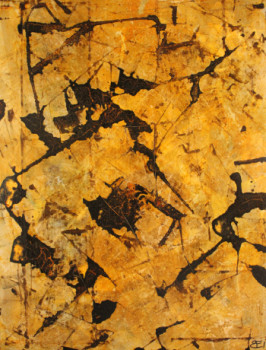 Named contemporary work « Abstrait 15 », Made by ERIC BESNARD