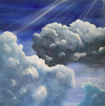 Named contemporary work « Un regard vers le ciel », Made by ANNE ROBIN