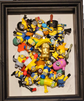 Named contemporary work « Minion or », Made by VINCENT LENYS