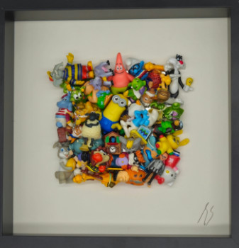 Named contemporary work « Mix minion », Made by VINCENT LENYS