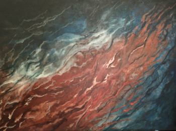 Named contemporary work « Alchimie II », Made by LJ ART