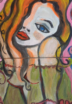 Named contemporary work « Offrande », Made by PASCALINE