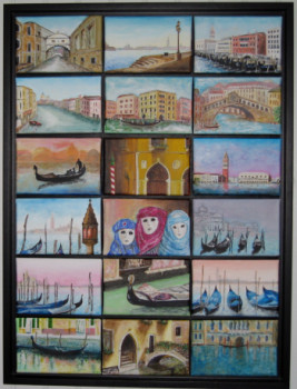 Named contemporary work « Venise », Made by MICHEL CROZE