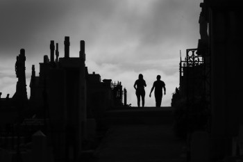 Named contemporary work « Les ombres du cimetiere », Made by BETTY PHOTOGRAPHIE