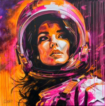 Named contemporary work « supernova », Made by SABRINA SECK