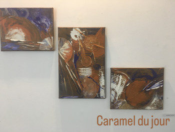 Named contemporary work « Caramel du jour », Made by MAGA DE MAGAYA