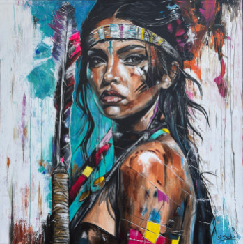 Named contemporary work « Nakoma », Made by SABRINA SECK