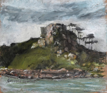 Named contemporary work « Trebeurden(Bretagne) », Made by CORINNE QUIBEL