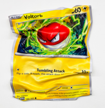 Named contemporary work « Carte Pokémon Voltorbe », Made by NOVA