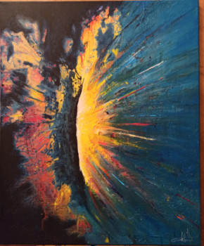 Named contemporary work « Éclat », Made by PALETTE ABSTRAITE