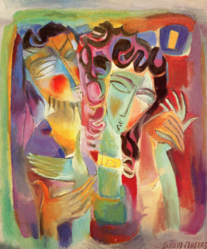 Named contemporary work « Chant d'amour », Made by LOUIS CAILLAUD D'ANGERS